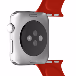 PURO ICON Apple Watch Band Bande Rouge Silicone