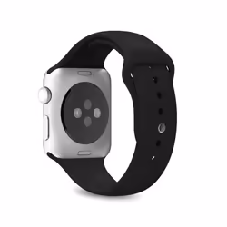 PURO ICON Apple Watch Band Bande Noir Silicone