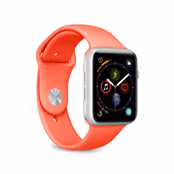 PURO ICON Apple Watch Band, Bande, Smartwatch, Corail, Apple, Watch 38/40 mm, Silicone