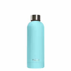 PURO WB500DW1LBLUE, 500 ml, Vélo, Utilisation quotidienne, Fitness, Sports, Bleu, Acier inoxydable, 24 h, 12 h