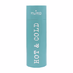PURO WB500DW1LBLUE gourde Vélo, Utilisation quotidienne, Fitness, Sports 500 ml Acier inoxydable Bleu
