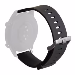 PURO UNIWBICON20BLK, Bande, Smartwatch, Noir, Universel, Silicone, Gris
