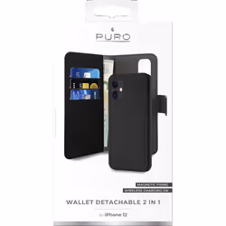 Bigben Connected PUROFOLIOMAGNIP1254B 13,7 cm (5.4") Étui avec portefeuille Noir