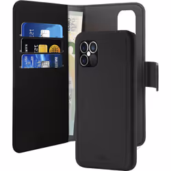 Bigben Connected PUROFOLIOMAGNIP1267B, Étui avec portefeuille, Apple, iPhone 12 Pro Max, 17 cm (6.68"), Noir