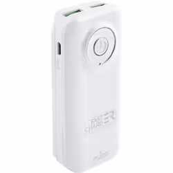 Batterie de secours - PURO - FastCharge 5200 mAh - USB A+A - 2.4A - Blanc