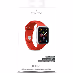 BIG BEN PUROAWBICON40RED accessoire intelligent à porter sur soi Bande Rouge Silicone