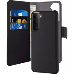 Bigben Connected PUROFOLIOMAGNGS21P, Étui avec portefeuille, Samsung, Galaxy S21+ 5G, 17 cm (6.7"), Noir