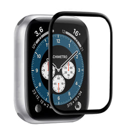 BIG BEN PUROAWTG44BF accessoire intelligent à porter sur soi Protecteur d'écran Noir, Transparent Verre trempé