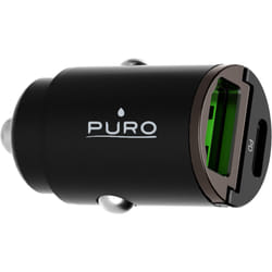 BIG BEN PUROCAC30WUSBACBK chargeur d'appareils mobiles Chargeur électrique, Smartphone, Tablette Noir Allume-cigare Charge rapide Auto