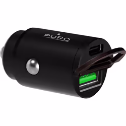 BIG BEN PUROCAC30WUSBACBK chargeur d'appareils mobiles Chargeur électrique, Smartphone, Tablette Noir Allume-cigare Charge rapide Auto