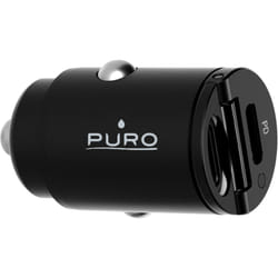 BIG BEN PUROCAC30WUSBCCBK chargeur d'appareils mobiles Chargeur électrique, Smartphone, Tablette Noir Allume-cigare Charge rapide Auto