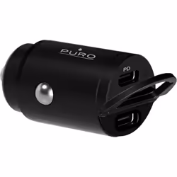 BIG BEN PUROCAC30WUSBCCBK chargeur d'appareils mobiles Chargeur électrique, Smartphone, Tablette Noir Allume-cigare Charge rapide Auto