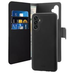 PURO Wallet Detachable coque de protection pour téléphones portables 16,5 cm (6.5") Étui avec portefeuille Noir