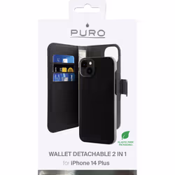 PURO PUROFOLIOMAGIP14MBK coque de protection pour téléphones portables Noir