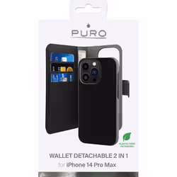 PURO PUROFOLIOMAGIP14PMBK coque de protection pour téléphones portables Noir