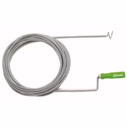 Déboucheur d'évier à crochet - 10 m - Tête 20 mm - RIBIMEX - PRFD100C - Axe de rotation en métal chromé avec manche en plasti ...