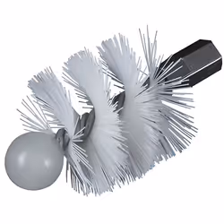 Kit de ramonage à poêle RIBITECH - Herisson ronds en Nylon 100 mm