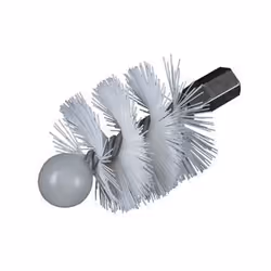 Kit de ramonage à poêle - RIBITECH - Herisson ronds 120 mm - Nylon - Diamètre 120 mm