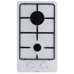 Glem Gas GT32WH plaque Blanc Intégré Gaz 2 zone(s)
