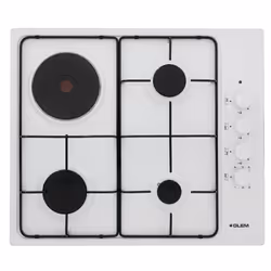 Glem Gas GTL647WH, Blanc, Intégré, Combi, 4 zone(s), 3 zone(s), 1 zone(s)