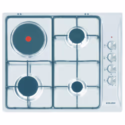 Glem Gas GTL647IX, Acier inoxydable, Intégré, Combi, 4 zone(s), 3 zone(s), 1 zone(s)