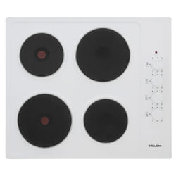 Glem Gas GTL640WH plaque Blanc Intégré Plaque scellée 4 zone(s)
