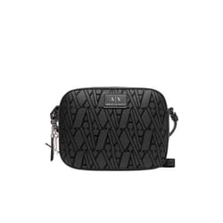 Sac bandoulière Armani Exchange Femme Monogramme Noir Synthétique