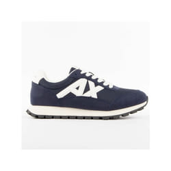 Basket Armani Exchange Homme Retro AX Bleu Synthétique