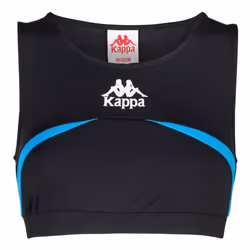 T-shirt crop top Kappa Efin pour femme - Noir