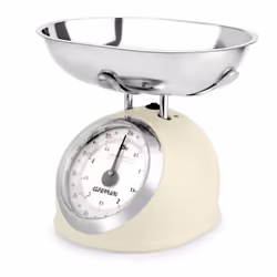 G3 Ferrari Aska, Balances de cuisine mécaniques, 5 kg, Beige, Métal, Rond, kg, lb