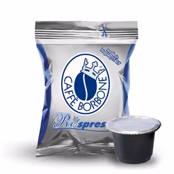 Caffè Borbone Respresso, Capsule de café, Café, Nespresso, 1 tasses, 5 g, Boîte