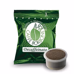 Caffè Borbone Miscela Verde/Dek, Capsule de café, Espresso, Espresso Point, 1 tasses, 7 g, Boîte
