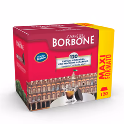 Caffè Borbone AMSBLUNOBILE120P, Capsule de café, A Modo Mio, 864 g, Boîte, 120 pièce(s)