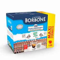 Caffè Borbone Miscela Suprema, Dosette de café, Espresso, Easy Serving Espresso pod (E.S.E.), 120 tasses, Caffe Borbone, 7,2  ...