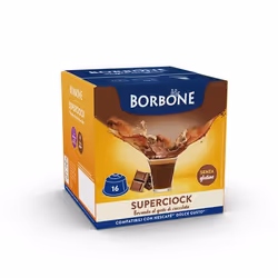 Caffè Borbone Superciock, Capsule de café, Chocolat chaud, Dolce Gusto, Caffe Borbone, Boîte, 16 pièce(s)
