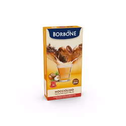 Caffè Borbone RESNOCCIOLINO10, Capsule de café, Cappucino, Caffe Borbone, Nespresso, 10 pièce(s)