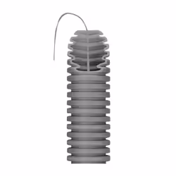 Gaine électrique ICTA avec tire-fils gris foncé diamètre 20mm - GEWISS - DX20520R