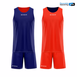 Ensemble maillot et short réversible Givova