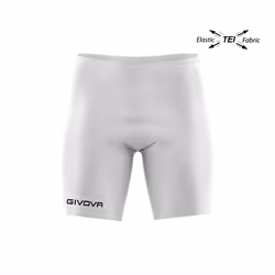 Cuissard Givova - Short de sport blanc pour homme - résistance et élasticité élevées