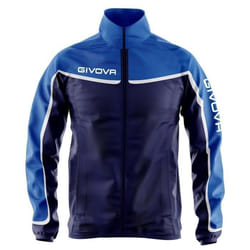 Veste imperméable avec maille enfant Givova - royal blue/navy blue