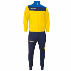 Survêtement - Givova - Champ - Jaune/Bleu - Manches longues - Mixte - Football