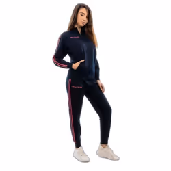 Survêtement enfant Givova - coton éponge - navy blue/fuxia - Multisport