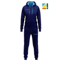 Survêtement fille - Givova - Navy blue/turquesa - 100% Polyester - Multisport