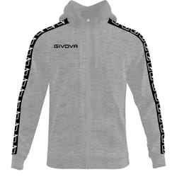 Sweatshirt à capuche bande full zip Givova