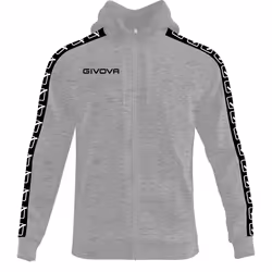 Sweatshirt à capuche bande full zip Givova