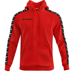 Sweatshirt à capuche bande full zip Givova