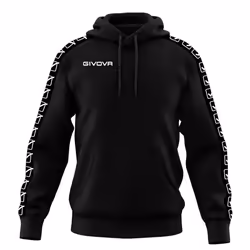 Sweatshirt à capuche bande enfant Givova Tarry
