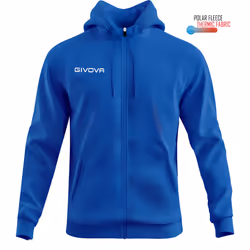 Sweatshirt à capuche polaire zippé enfant Givova 500