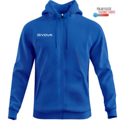 Sweatshirt à capuche polaire zippé Givova 500