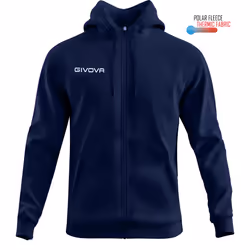 Sweatshirt à capuche polaire zippé Givova 500